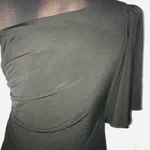 Calvin Klein One Shoulder Cocktail Dress